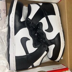 Nike Dunk High PS - White, Black,